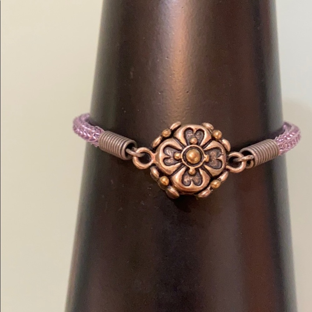 Hand knit bracelet!
